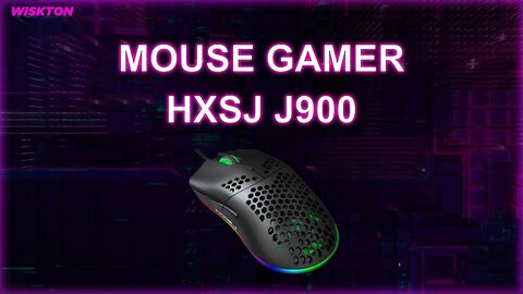 Unboxing Mouse Gamer Hxsj J900 USB RGB