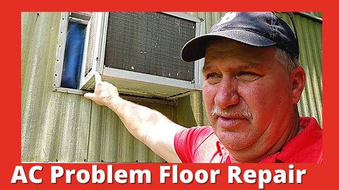 Mobile Home Floor Repair Caused By Air Conditioner - Complete AC Problems Floor Repair