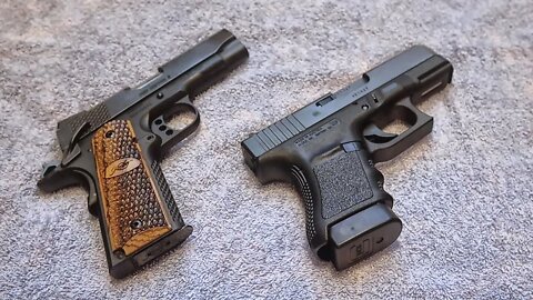 Comparing the 1911 Pistol to the Glock 30SF Compact 45 acp