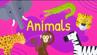 ANIMALS - easy english vocabulary for kids - Wild Animals / Safari