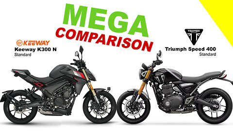 MEGA COMPARISON | Keeway K300 N vs Triumph Speed 400 | Kuch Bhi