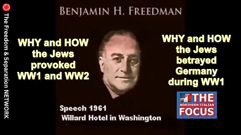 WHY and HOW the Zionists started WW1 and WW2