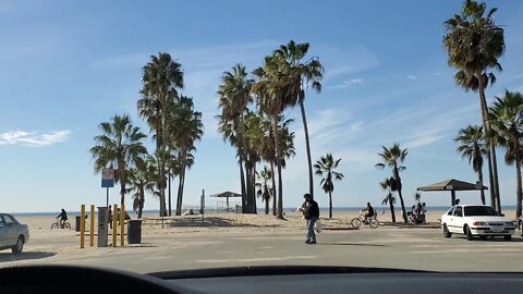 DRIVING TO VENICE BEACH ⛱ CALIFORNIA USA 🇺🇸