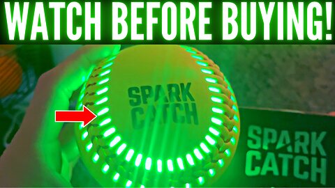 SPARK CATCH Glow in The Dark Softball (Review & Full Demo)