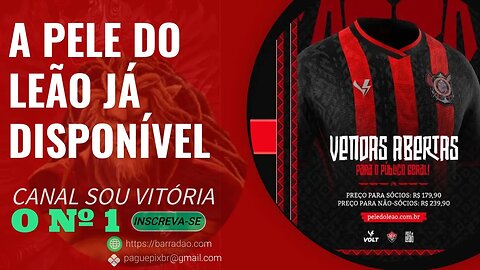 Vitória inicia venda para todo o público de camisa vencedora do concurso Pele do Leão #peledoleao