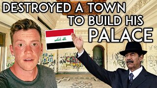 Inside SADDAM'S ABANDONED PALACE in Babylon, Iraq + Iraqi Food Feast! Iraq Travel Vlog قصر صدام