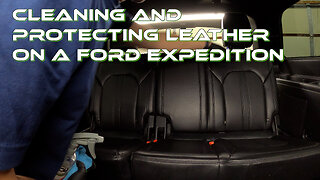Ford Expedition Leather Cleaning and Protecting