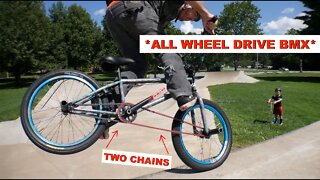 **ALL WHEEL DRIVE BMX BIKE ** --Will It Ride?