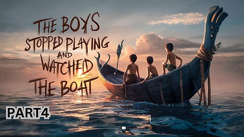 **The boys stopped playing and watched the boat STORIES PART 4**
