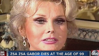 Zsa Zsa Gabor dies at the age of 99