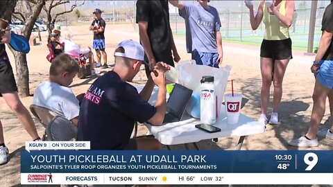 Competitive pickleball player organizes tournaments as well