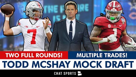 Todd McShay 2-Round 2023 NFL Mock Draft With Trades