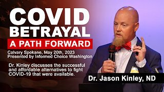 Dr. Jason Kinley speaks at the COVID Betrayal event in Spokane