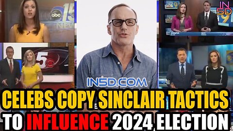 Celebs Copy Sinclair Tactics to Influence Trump 2024 Vote