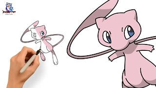 How To Draw Pokémon Mew - Easy Art Tutorial