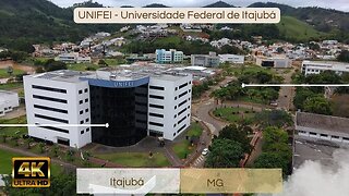 Explorando do Alto a UNIFEI - Universidade Federal de Itajubá: Um Voo de Drone Espetacular