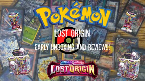 Early Review and Unboxing of Pokémon Lost Origin Booster Box!