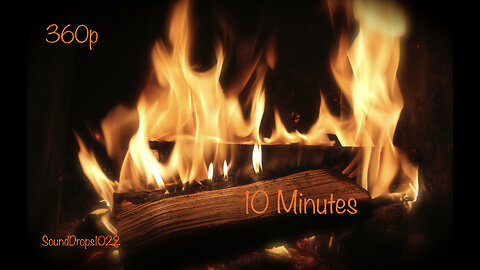 10 Minutes of Fire Place Ambience