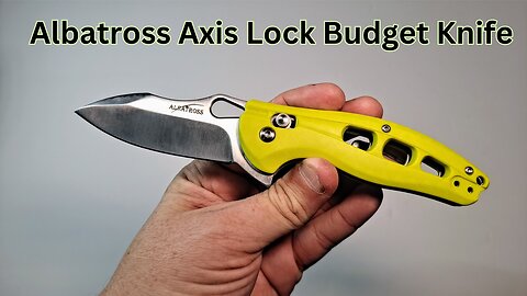 Albatross Axis lock / Cross bar lock Budget knife