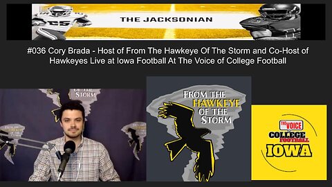 The Jacksonian #036 Cory Brada Creator of From The Hawkeye of The Storm & Co-host of Hawkeyes Live