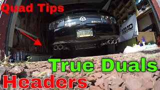 V6 Mustangs Long Tube Headers True Dual Exhaust 4.0 Ford Mustang Full Exhaust Overview - Underview