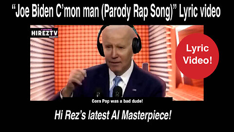 Hi Rez's "Joe Biden C'mon Man (Parody Rap Song)" #lyricvideo