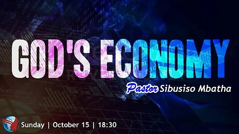 SUNDAY SERVICE PM | Pst Sibusiso Mbatha| GOD'S ECONOMY | 18:30 | 15 Oct 2023
