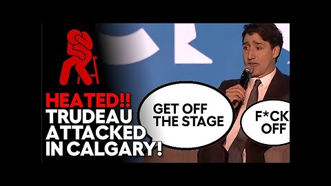 Trudeau Gets HECKLED And BOOED Mid Speech!