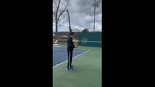 The wall works just as well..wall tennis