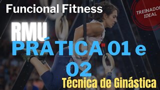 Funcional Fitness |Técnica Ginástica | Princípios Progressão Habilidades | #shorts RMU PRÁTICA 1 e 2