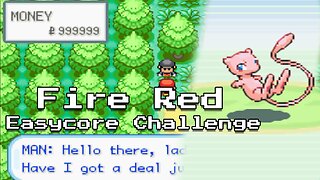 Pokemon Fire Red Easycore Challenge - GBA Hack ROM for Noob Player with More Features