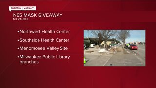 Milwaukee Health Department to give away free N95 masks