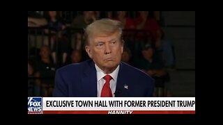 TRUMP❤️🥇SPECTACULAR INTERVIEW AT TOWN HALL IN IOWA💙🇺🇸🎙️⭐️