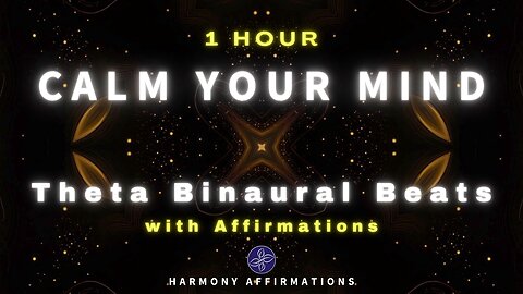 Calm Your Mind 🌿 Stress Relief & Anxiety Reduction with Theta Waves & Soft Music [1 Hour]