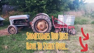 Sometimes you just have to start over.