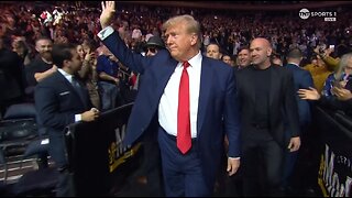 UFC Crowd GOES WILD When Trump Enters