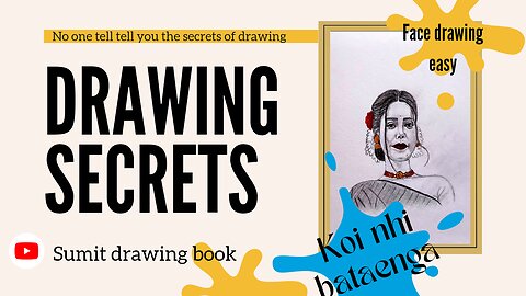 My drawing secrets 🤫 no one tells you😊 #drawingtips #howtodraw #girlsketch