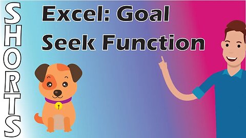 #Shorts: Using Excel Goal-Seek Function - Effective Interest Method