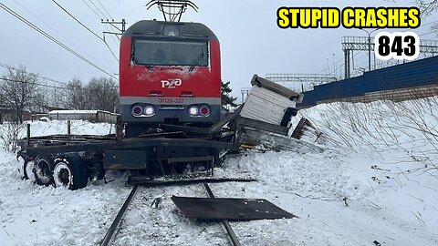 Stupid crashes 843 December 2023 car crash compilation