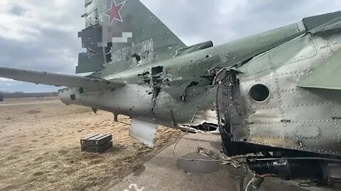 Pilot of the Su-25 attack aircraft managed to land the plane after being hit by a MANPADS missile