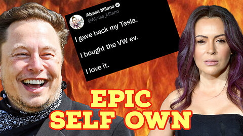 Alyssa Milano Tries To Own Elon Musk And Ends Up Owning Herself
