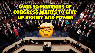 SOMETHING IS OFF OVER 50 MEMBERS OF CONGRESS WANTS TO GIVE UP MONEY AND POWER