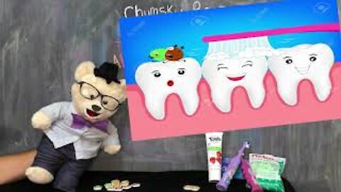 Learn all about your Teeth with Chumsky Bear | Health Science | Dentist | Educational Videos 4 Kids