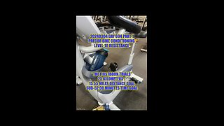 20240304 Day 694 Part-1 - Precor Bike Conditioning & Abs,