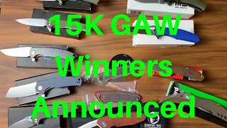 15K Giveaway Winners Announced