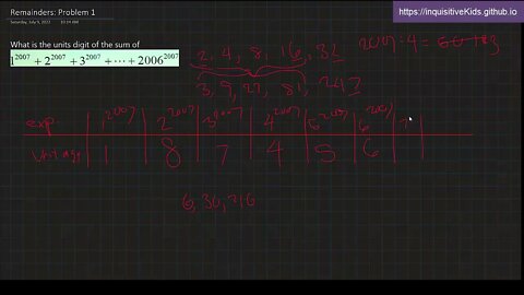 Remainders: Problem 1