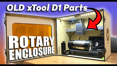 Converting Old xTool D1 Parts into a dedicated Rotary Machine | Plus use RA2 Pro with mugs easily