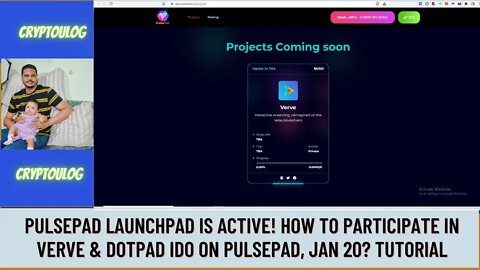 Pulsepad Launchpad Is Active! How To Participate In Verve & Dotpad IDO On Pulsepad, Jan 20? Tutorial