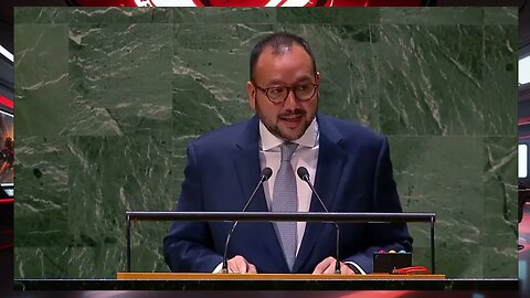 Representative for Venezuela addresses the General Assembly emergency session on Gaza