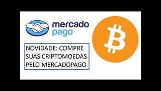 URGENTE: novidade MercadoPago, agora pode comprar suas criptomoedas pelo app